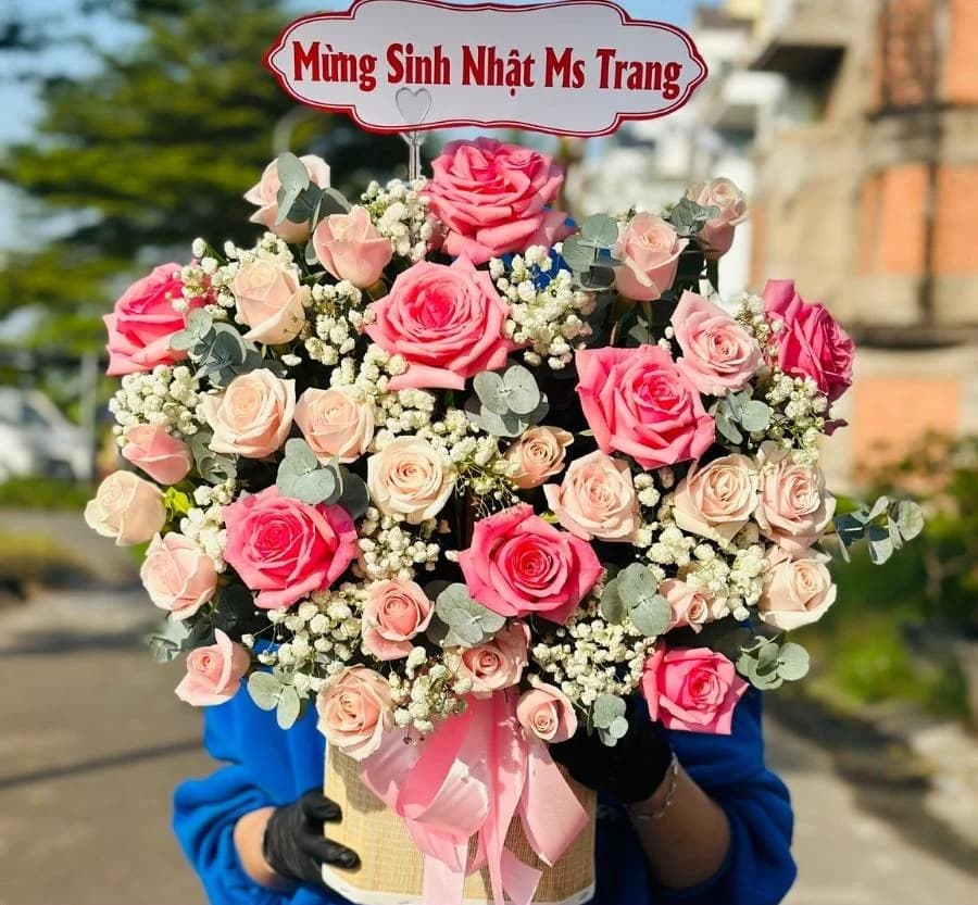 Giỏ hoa (GH-407)