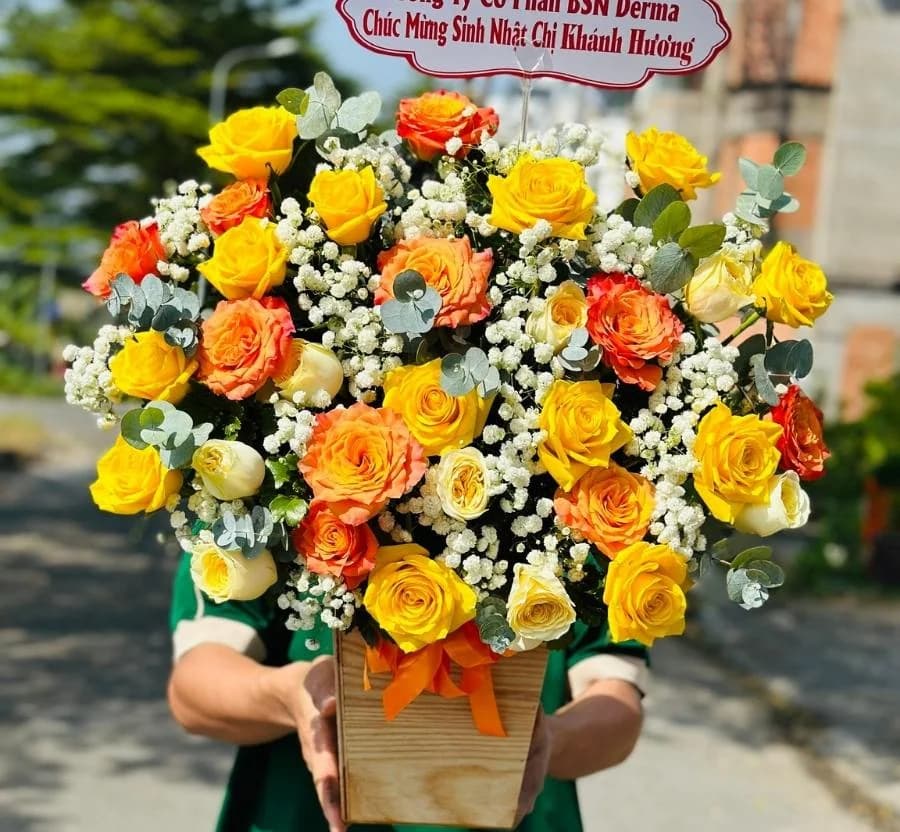 Giỏ hoa (GH-410)